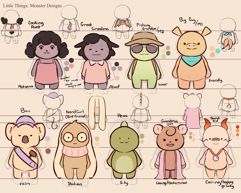 2023 "Little Things" - Monster Designs