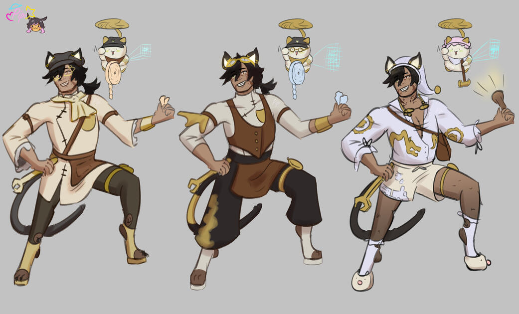 (Viet) Steampunk Train Master - Outfit Testing